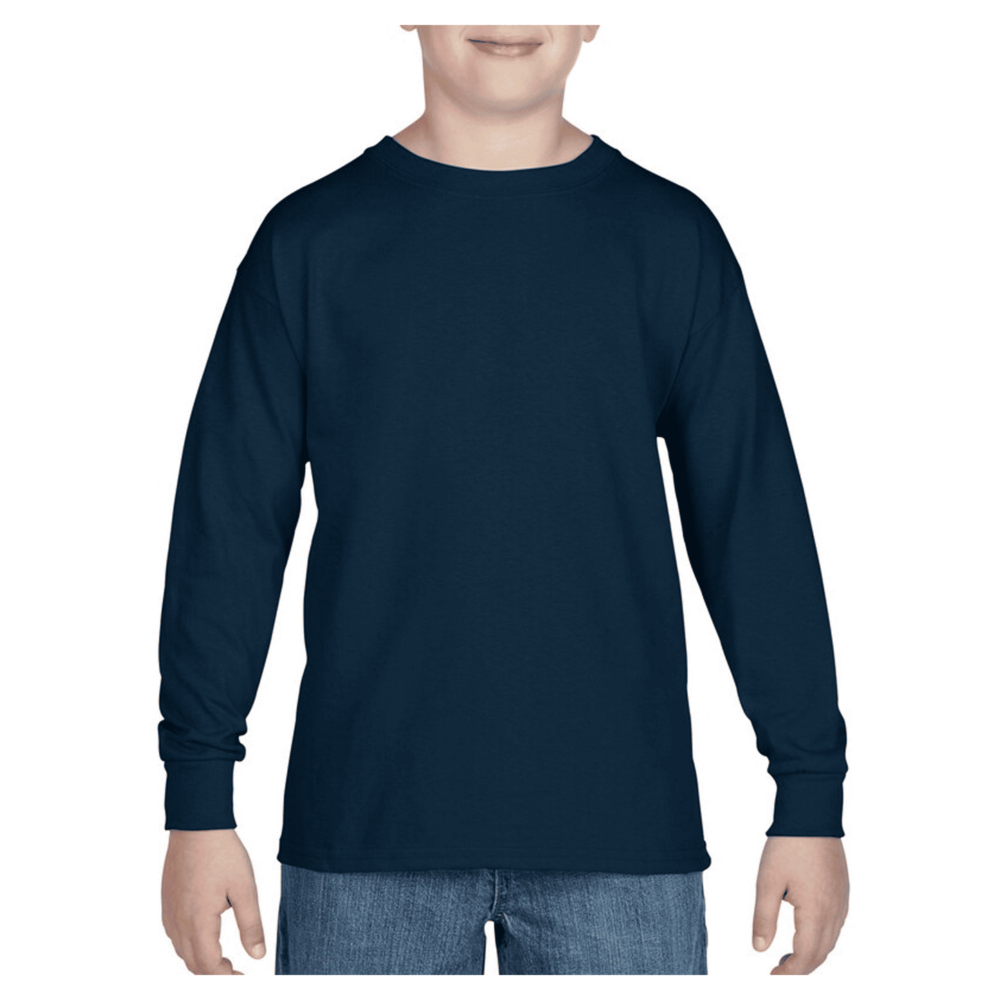5400B - 5400B Gildan Heavy Cotton Youth Long Sleeve T - UNBRANDED