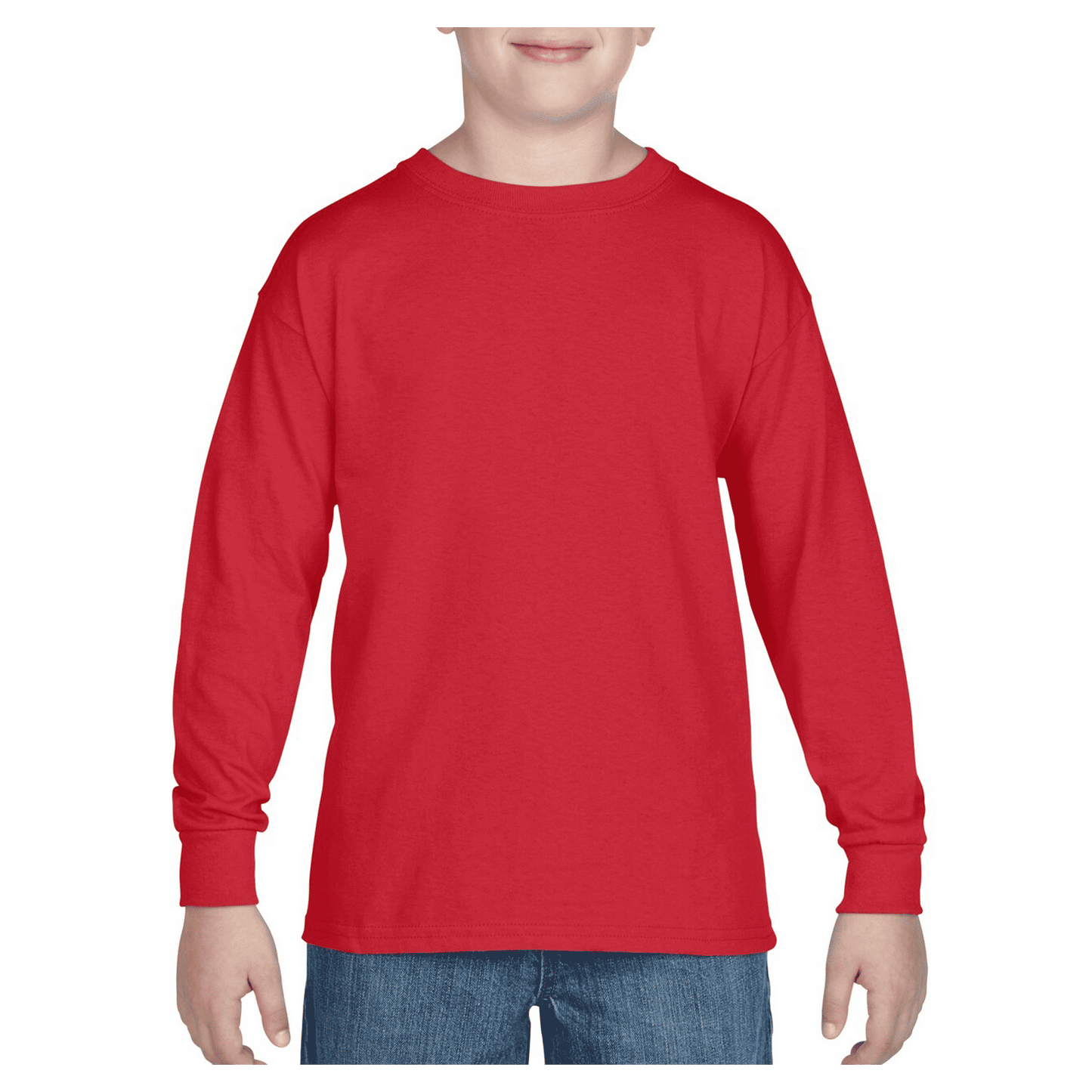 5400B - 5400B Gildan Heavy Cotton Youth Long Sleeve T - UNBRANDED