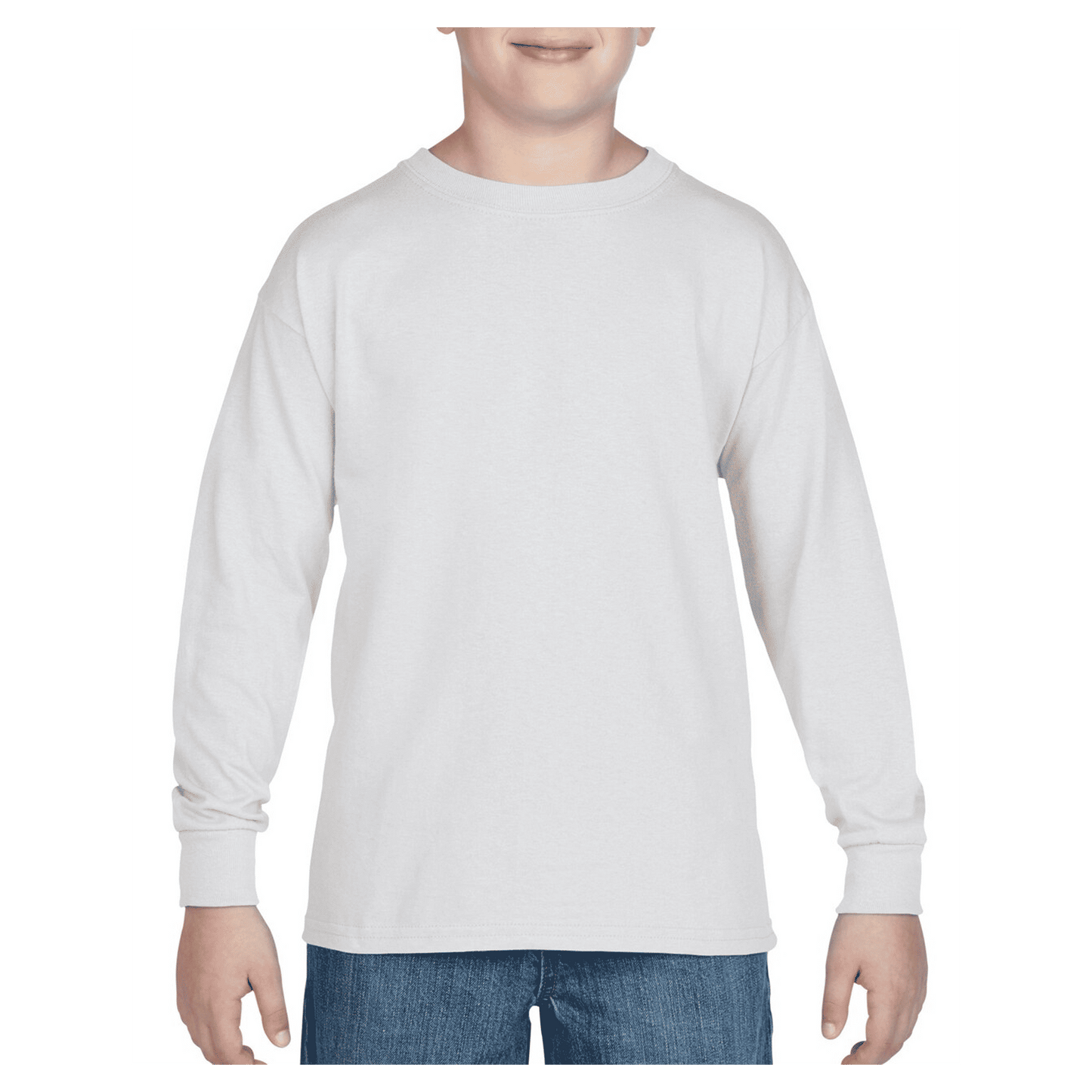5400B - 5400B Gildan Heavy Cotton Youth Long Sleeve T - UNBRANDED