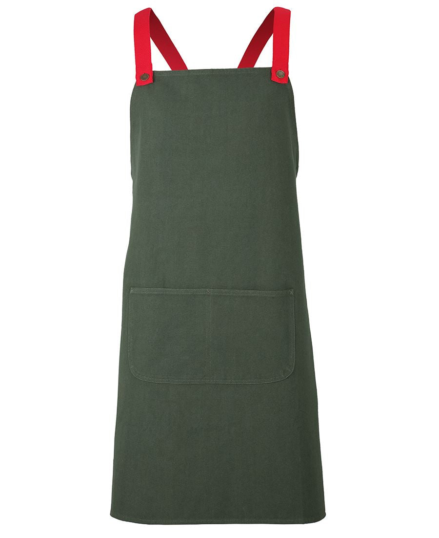 5ACBC - JB's CROSS BACK CANVAS APRON (WITHOUT STRAP)  - UNBRANDED