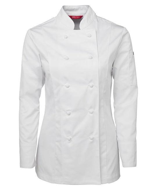 5CJ1 - JB's LADIES L/S CHEF'S JACKET  - UNBRANDED