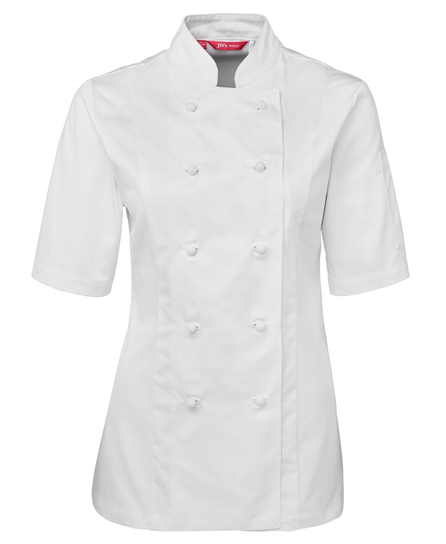 5CJ21 - JB's LADIES S/S CHEF'S JACKET  - UNBRANDED