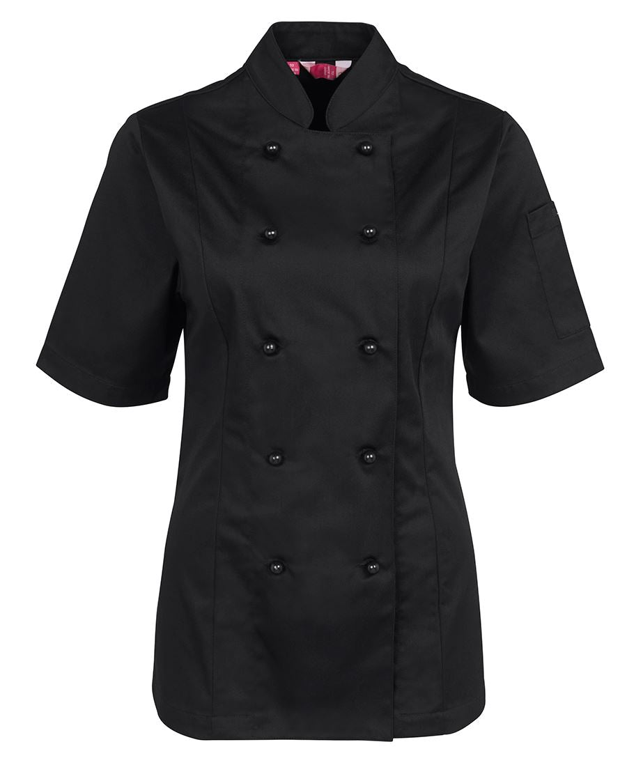 5CJ21 - JB's LADIES S/S CHEF'S JACKET  - UNBRANDED