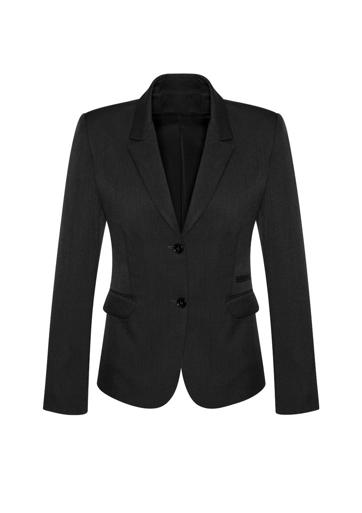 64019 - Womens Comfort Wool Stretch 2 Button Mid Length Jacket - UNBRANDED