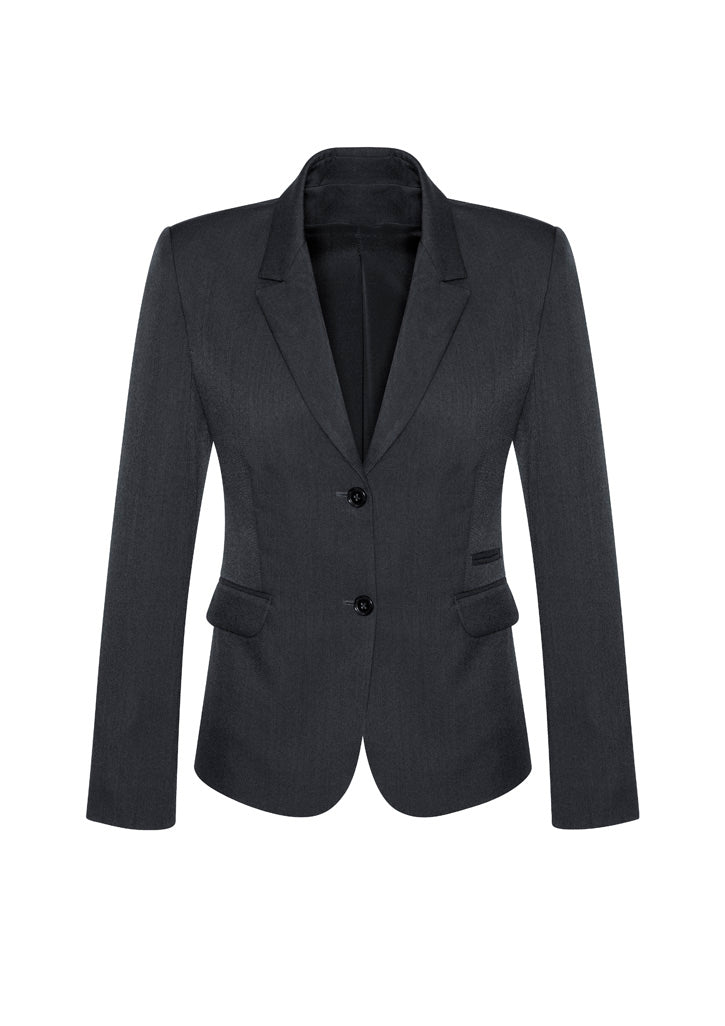 64019 - Womens Comfort Wool Stretch 2 Button Mid Length Jacket - UNBRANDED