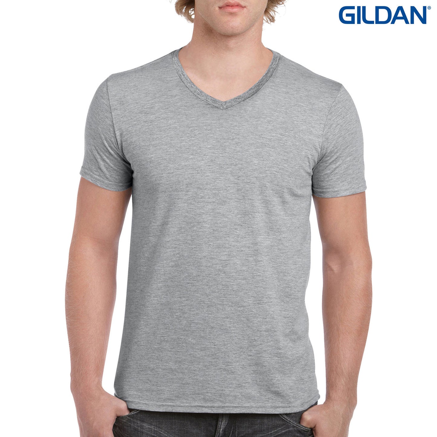 64V00 - 64V00 Gildan Softstyle Adult V - UNBRANDED