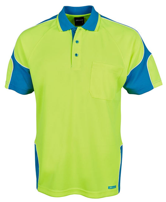 6AP4S - JB's Hi Vis 4602.1 S/S ARM PANEL POLO - UNBRANDED