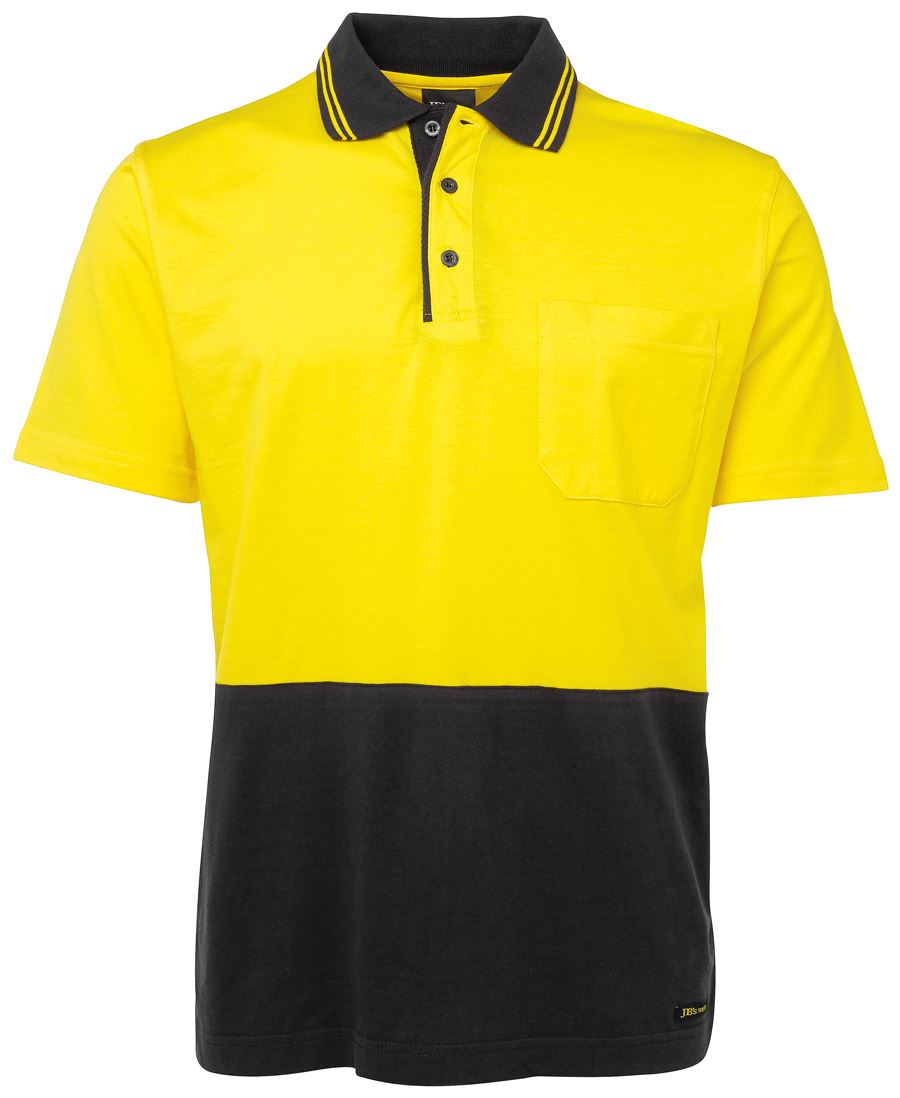 6CPHV - JB's Hi Vis S/S COTTON POLO  - UNBRANDED