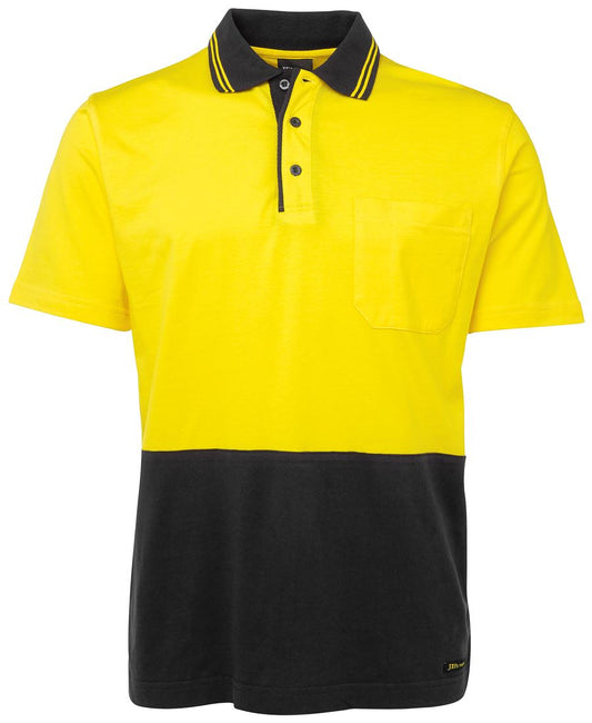 6CPHV - JB's Hi Vis S/S COTTON POLO  - UNBRANDED