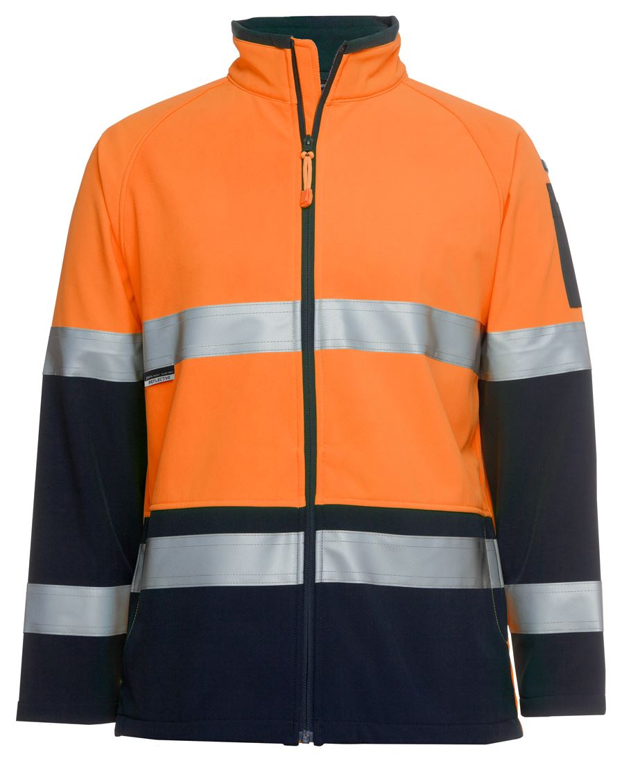 6D4LJ - JB's Hi Vis 4602.1 (D+N) SOFTSHELL JACKET - UNBRANDED