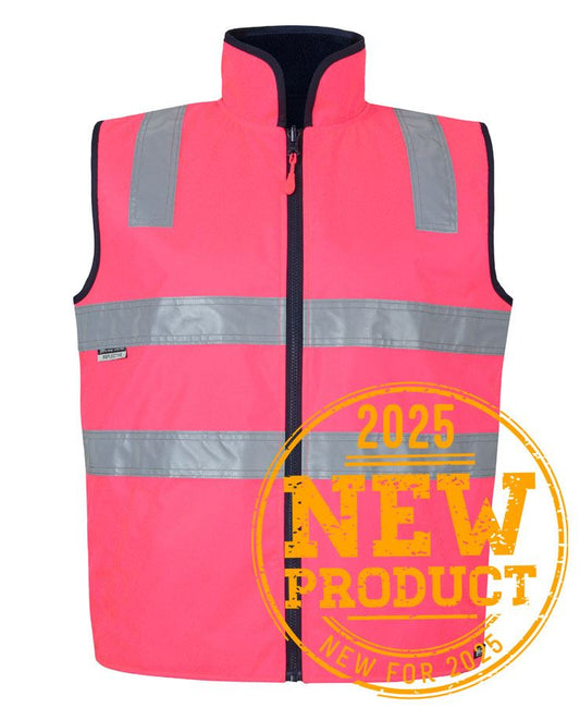 6D4RV - JB's Hi Vis 4602.1 (D+N) REV VEST  - UNBRANDED
