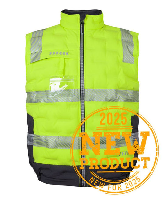 6DGV - JB's Hi Vis (D+N) GRAPHENE PUFFER VEST  - UNBRANDED