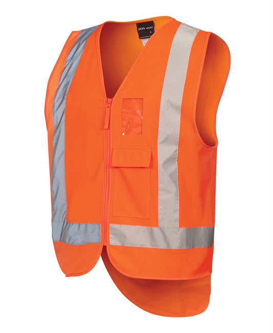 6DNDT - JB's Hi Vis Zip TTMC Vest - UNBRANDED