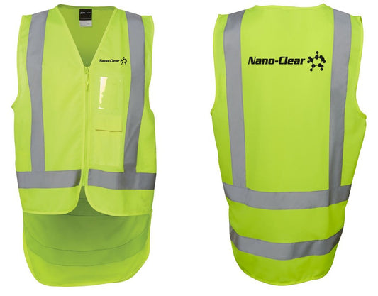 NANO CLEAR - HV Drop Tail Pattern Safety Vest 6DNDV