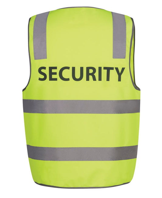 6DNS5 - JB's Hi Vis (D+N) SAFETY VEST PRINT SECURITY   - UNBRANDED
