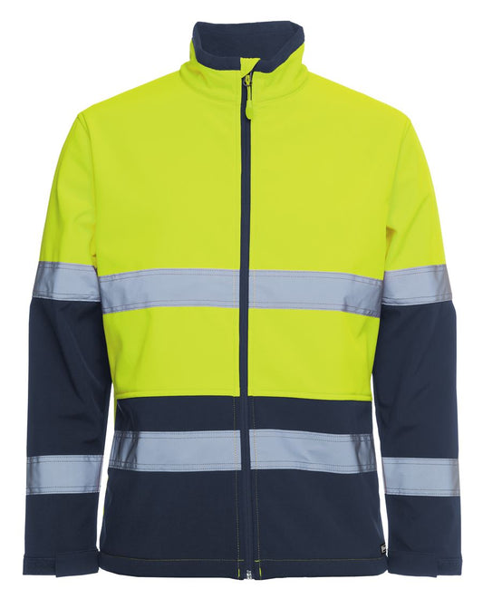 6DWJ - JB's Hi Vis (D+N) THREE LAYER SOFTSHELL JACKET - UNBRANDED
