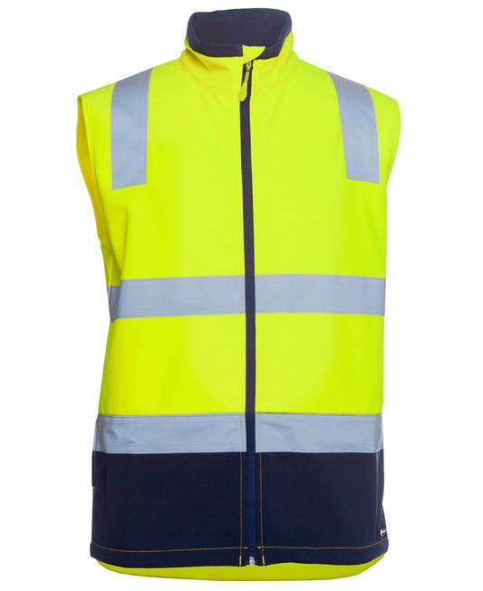 6DWV - JB's Hi Vis (D+N) THREE LAYER SOFTSHELL VEST - UNBRANDED