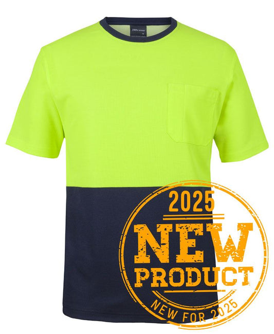 6HCBT - JB's Hi Vis COTTON BACK TEE - UNBRANDED