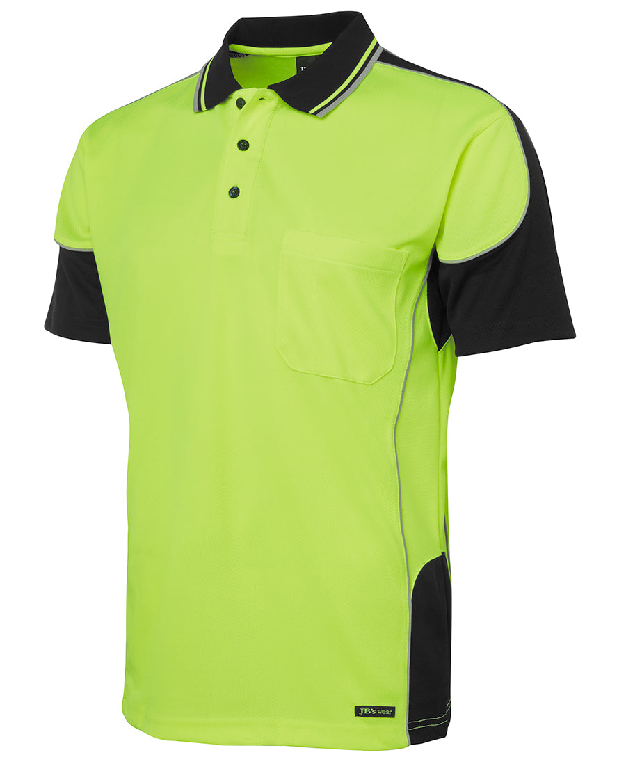 6HCP4 - JB's Hi Vis Contrast Piping Polo - UNBRANDED