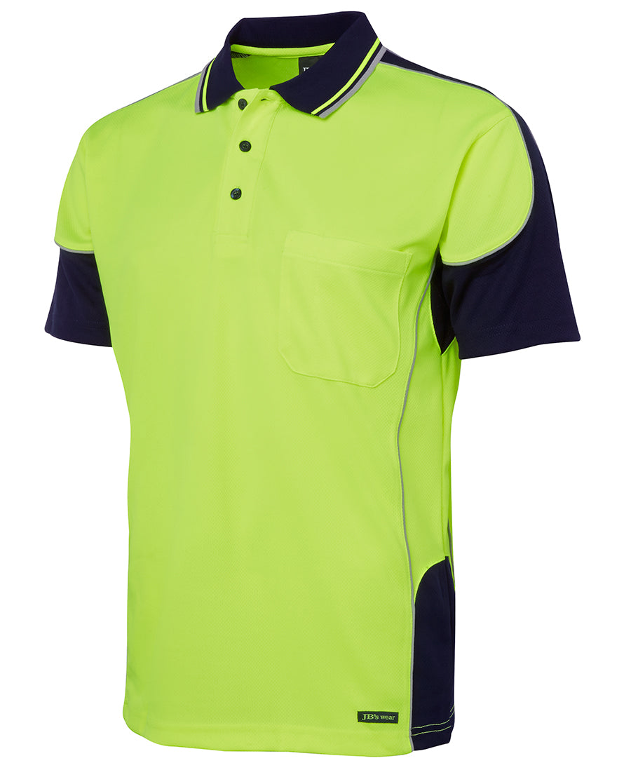 6HCP4 - JB's Hi Vis Contrast Piping Polo - UNBRANDED