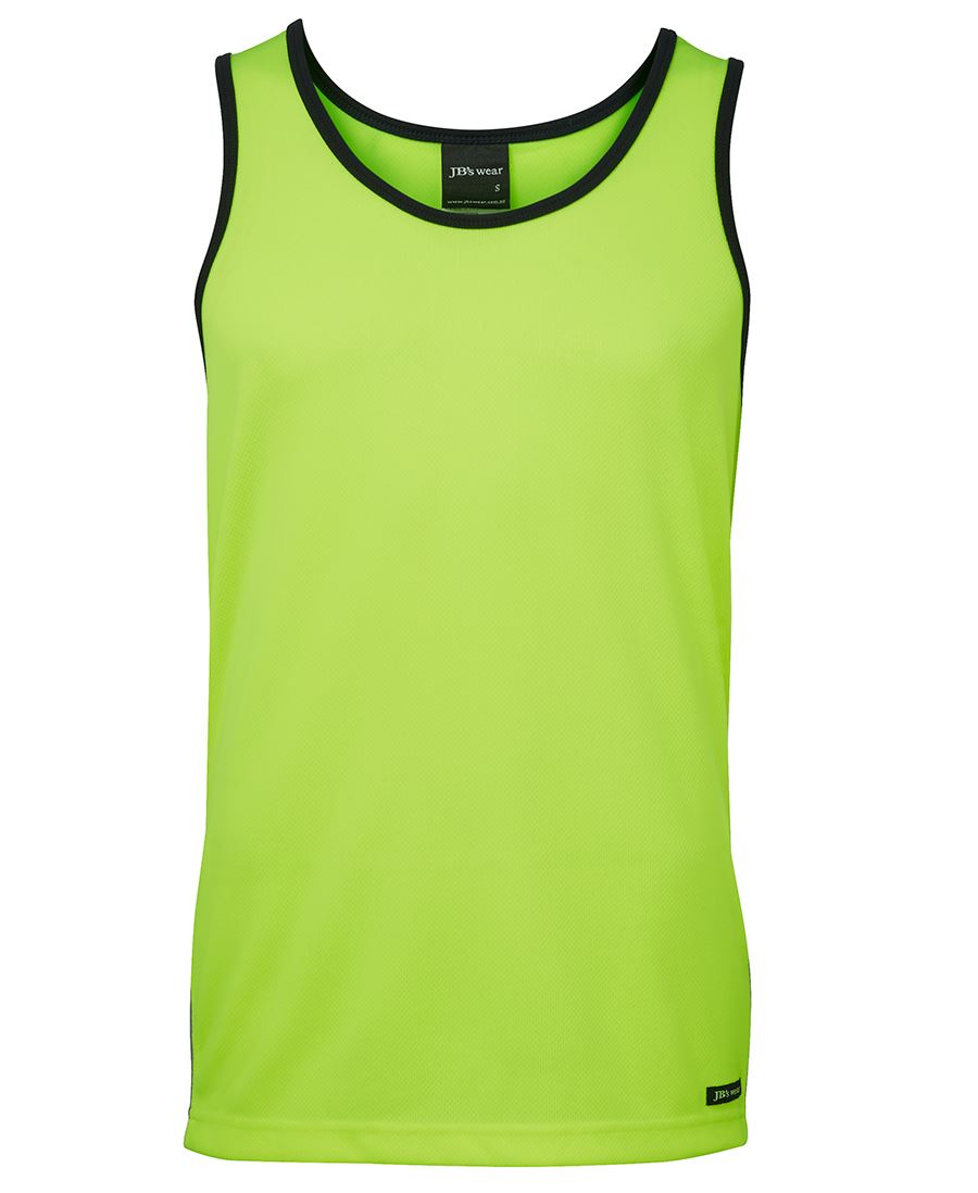6HCS4 - JB's Hi Vis 4602.1 CONTRAST SINGLET - UNBRANDED