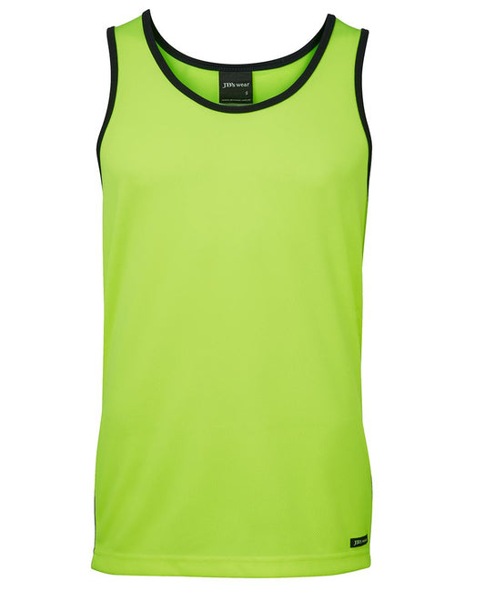 6HCS4 - JB's Hi Vis 4602.1 CONTRAST SINGLET - UNBRANDED