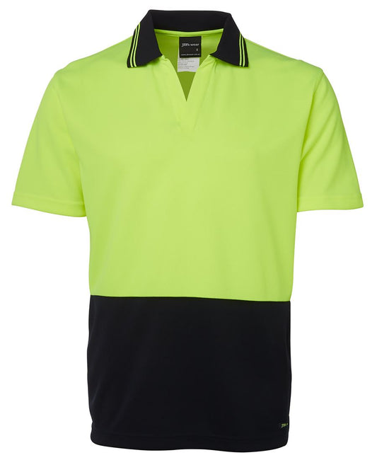 6HNB - JB's Hi Vis 4602.1 S/S NON BUTTON POLO - UNBRANDED