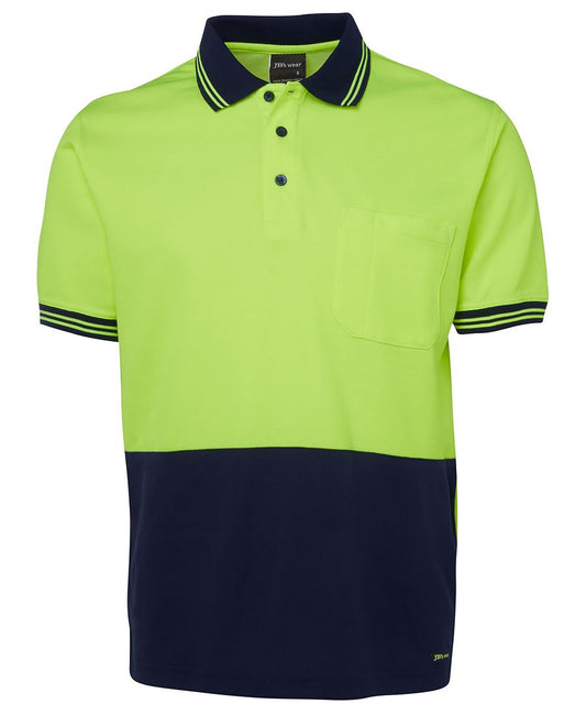 6HPS - JB's Hi Vis S/S COTTON BACK POLO - UNBRANDED