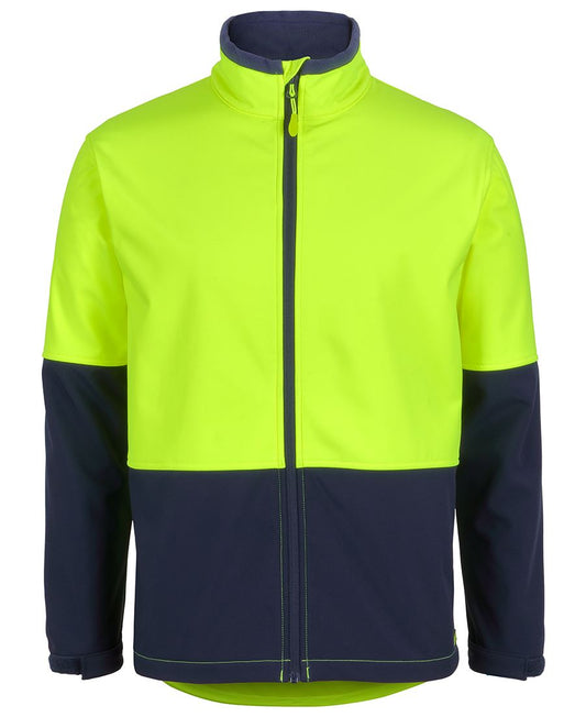 6HRJ - JB's Hi Vis THREE LAYER SOFTSHELL JACKET - UNBRANDED