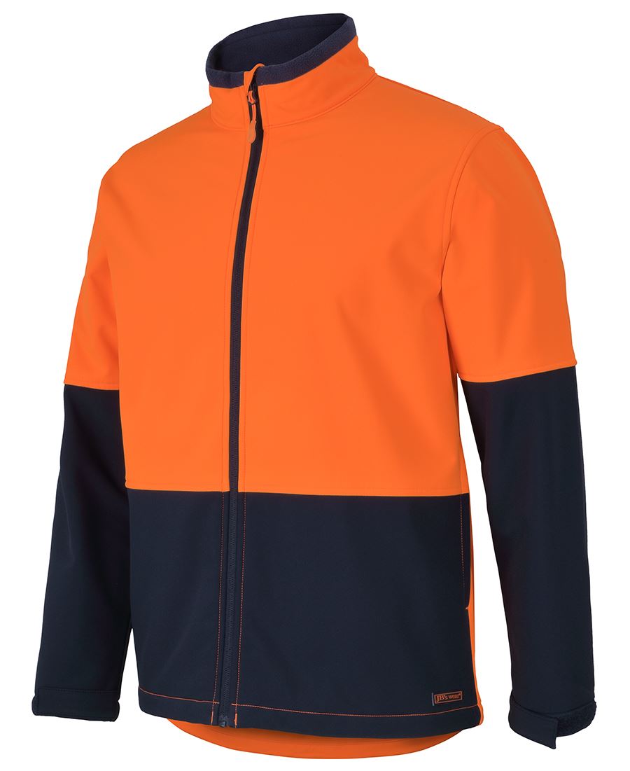 6HRJ - JB's Hi Vis Water Resist Softshell - UNBRANDED