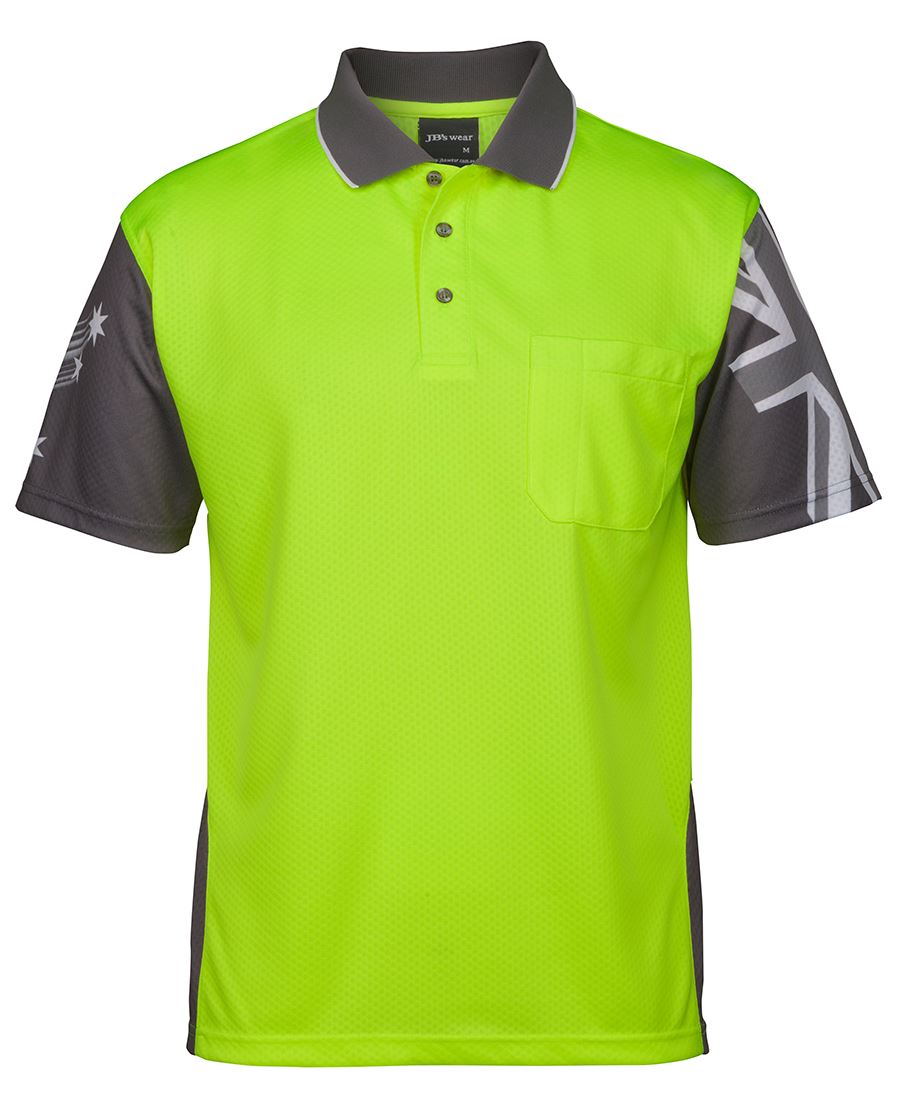 6HSC - JB's Hi Vis SOUTHERN CROSS POLO   - UNBRANDED