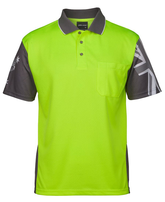 6HSC - JB's Hi Vis SOUTHERN CROSS POLO   - UNBRANDED