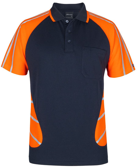 6HSSR - JB's STREET SPIDER POLO W/ REFLECTIVE STRIPE  - UNBRANDED