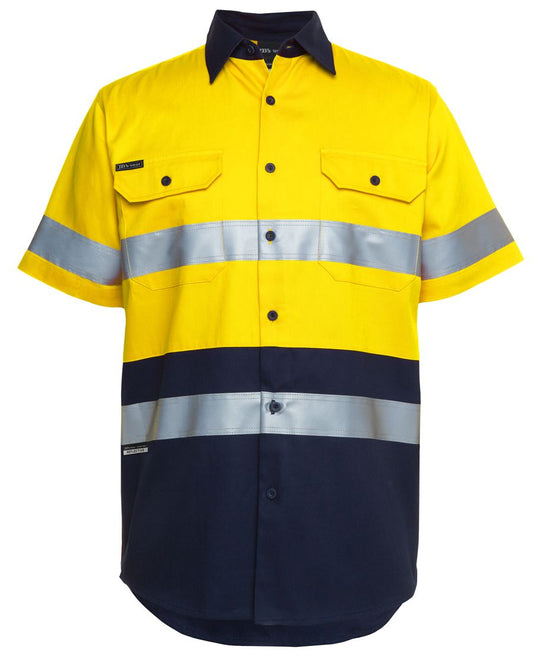 6HSS - JB's Hi Vis (D+N) S/S 190G SHIRT  - UNBRANDED