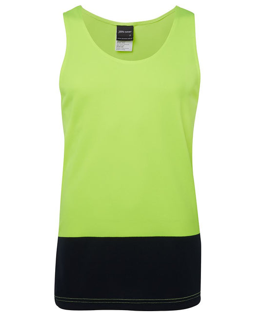 6HTS - JB's Hi Vis TRAD SINGLET - UNBRANDED