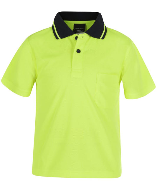 6HVNC - JB's KIDS Hi Vis 4602.1 NON CUFF TRAD POLO   - UNBRANDED