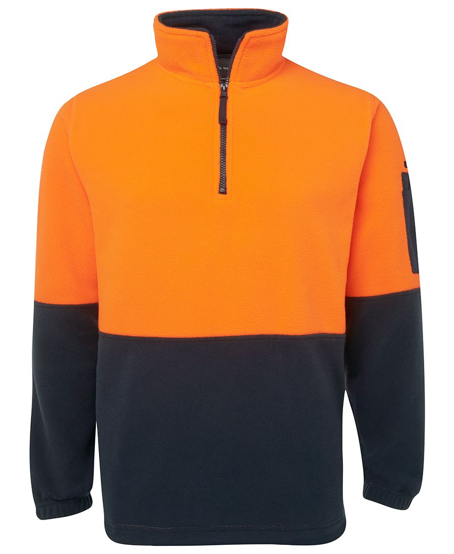 6HVPF - JB's Hi Vis 1/2 ZIP POLAR - UNBRANDED
