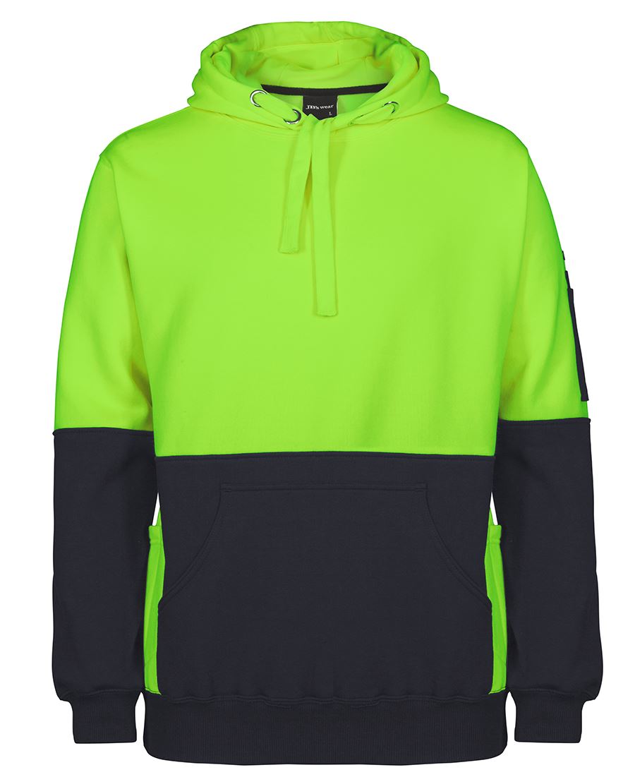6HVPJ - JB's Hi Vis 330G PULL OVER HOODIE - UNBRANDED