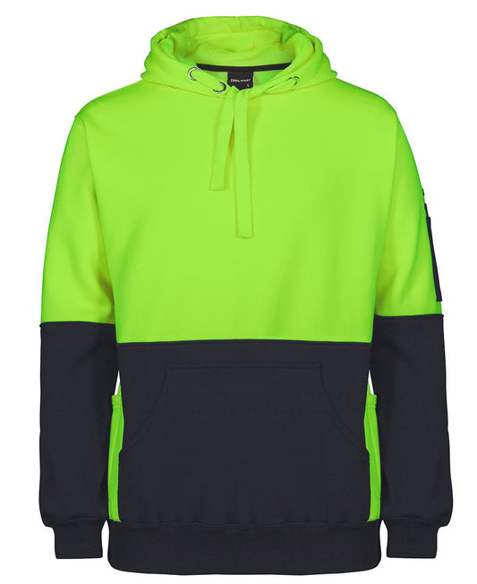 6HVPJ - JB's Hi Vis 330G PULL OVER HOODIE - UNBRANDED