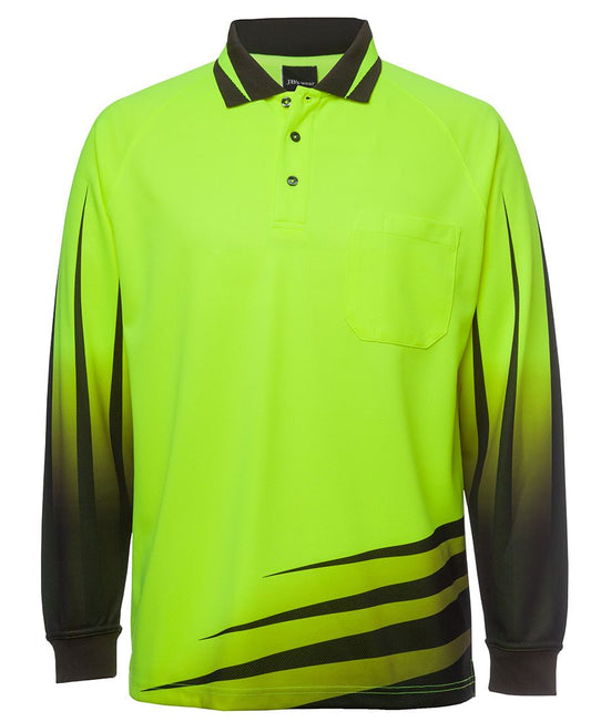 6HVRL - JB's Hi Vis 4602.1 L/S RIPPA SUB POLO - UNBRANDED