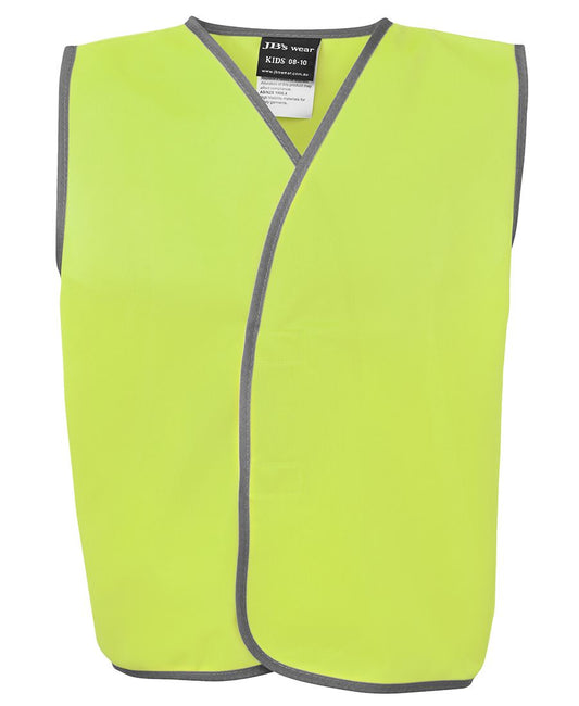 6HVSU - JB's Hi Vis KIDS SAFETY VEST   - UNBRANDED