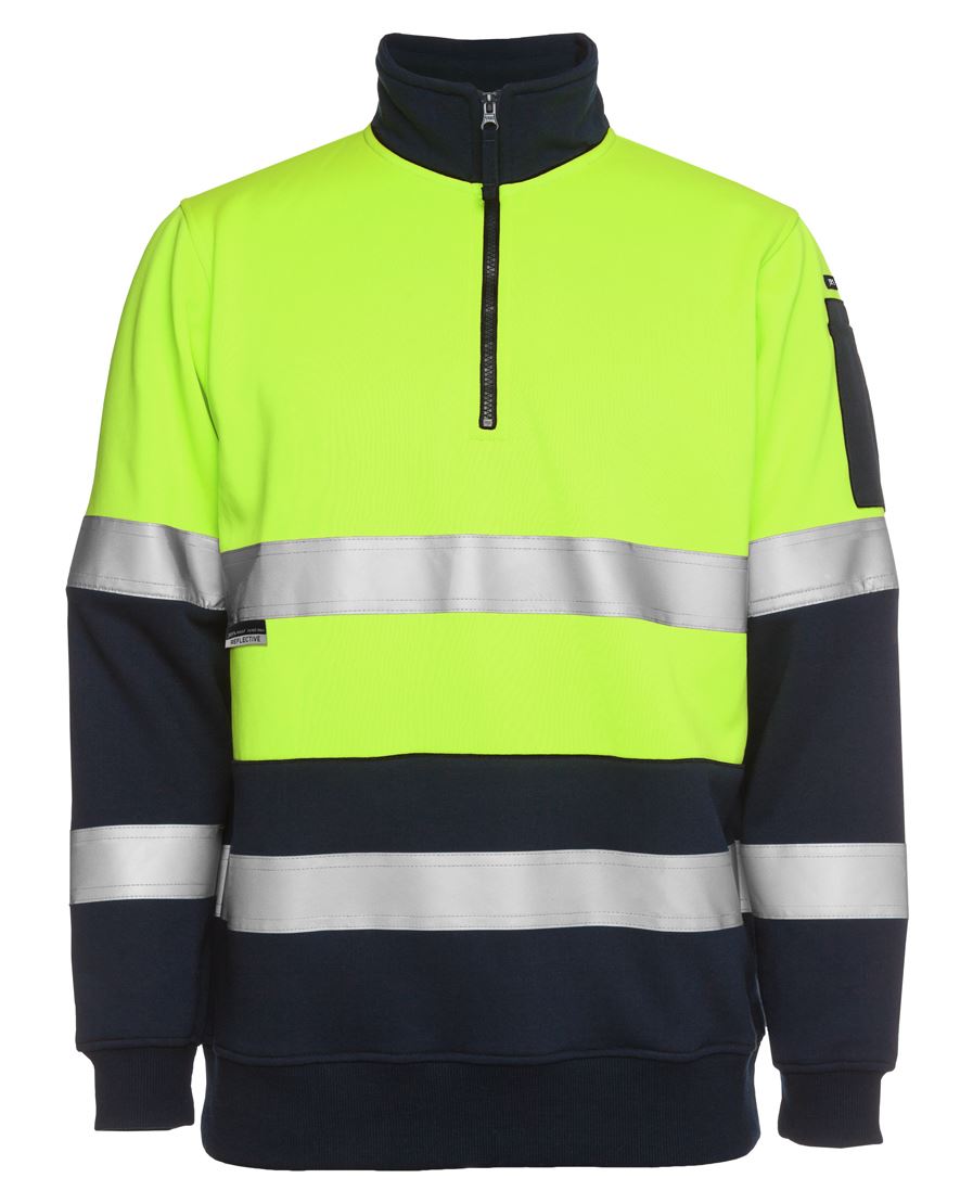 6HZFS - JB's BIOMOTION (D+N) 1/2 ZIP FLEECY SWEAT - UNBRANDED