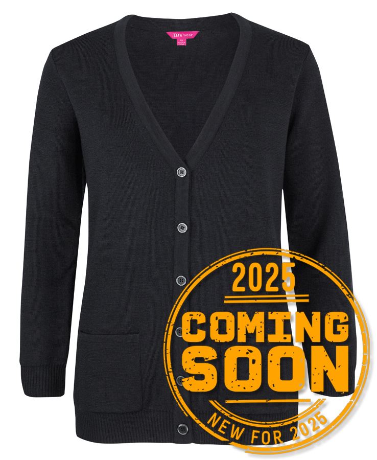 6LCA - JB's LADIES ANTI-BACTERIAL ISO 20645 CARDIGAN   - UNBRANDED