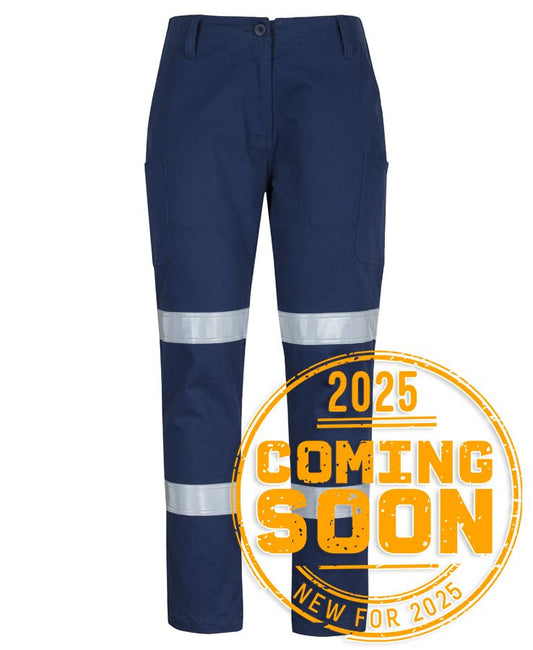 6MTD1 - JB's LDS MULTI PKT STRETCH TWILL PANT WITH D+N TAPE  - UNBRANDED