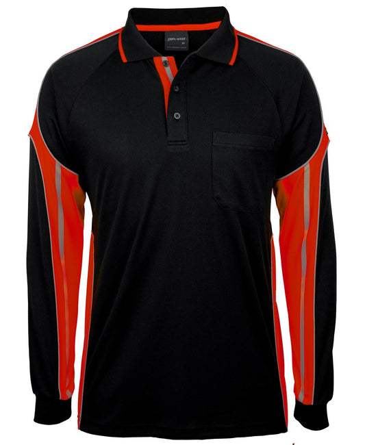 6SPPL - JB's L/S STREET PANEL POLO  - UNBRANDED