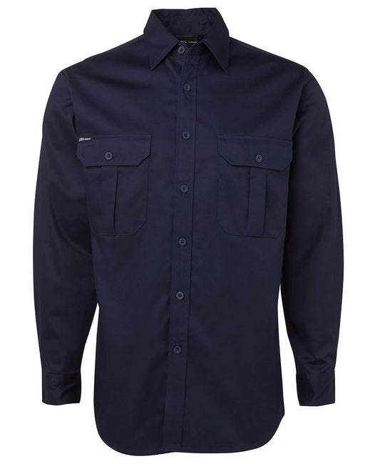 6WLS - JB's L/S 190G WORK SHIRT  - UNBRANDED