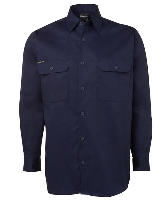 6WSLL - JB's L/S 150G WORK SHIRT  - UNBRANDED