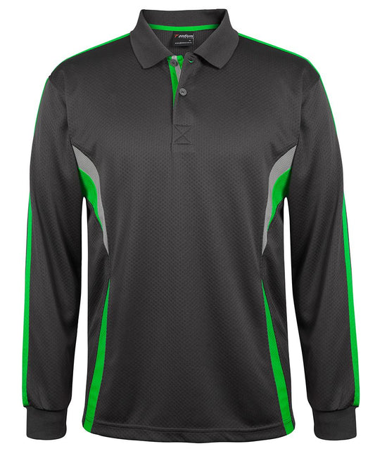 7CLP - PODIUM L/S COOL POLO   - UNBRANDED