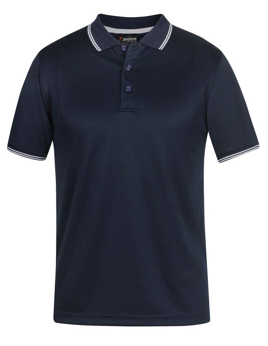 7JCP - PDM JACQUARD CONTRAST POLO - UNBRANDED