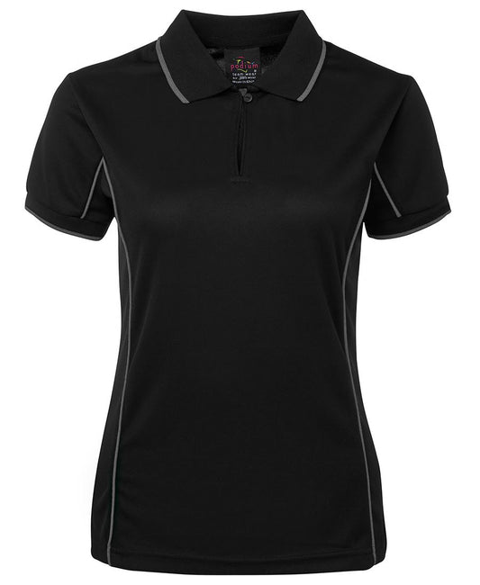 7LPI - PODIUM LADIES PIPING POLO  - UNBRANDED